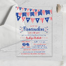 Search for 4th of july baby shower invitations Red white and due