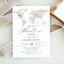 Search for world map baby shower invitations Boarding pass