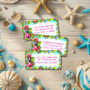 Search for flamingos return address labels Aloha