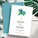 Search for palm tree wedding save the dates Simple