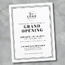 Search for grand opening announcement postcards Black and white