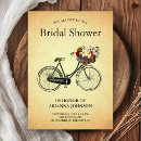 Search for bicycle bridal shower invitations Pretty