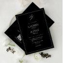 Search for black wedding invitations Traditional