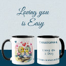 Search for cute love birds mugs White