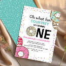 Search for donut 1st birthday invitations Sprinkles