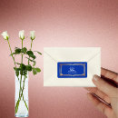 Search for gold border return address labels Shiny