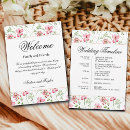 Search for timeline wedding invitations Welcome letter