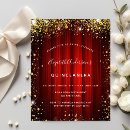 Search for movie theatre party invitations Red