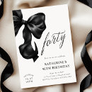 Search for elegant 40th birthday invitations Fortieth