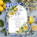 Search for lemon bridal shower invitations La dolce vita