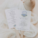 Search for hydrangea wedding programs Dusty blue