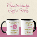 Search for 50 year anniversary mugs 50 years of marriage