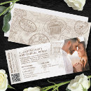 Search for greece wedding save the dates Boarding pass