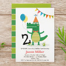 Search for alligator birthday invitations Party in the swamp