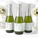 Search for mini wedding wine labels Watercolor
