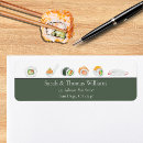 Search for sushi return address labels Rice