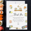 Search for sushi cards Watercolor