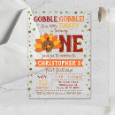 Search for turkey birthday invitations Gobble gobble