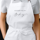 Search for business card aprons Elegant