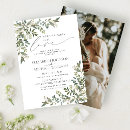 Search for post wedding reception invitations Eucalyptus