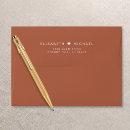 Search for terracotta wedding envelopes Minimal