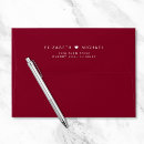 Search for burgundy wedding envelopes Minimal
