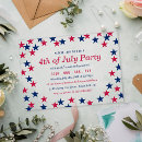 Search for 4th of july invitations Bbq party