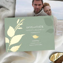 Search for gold foil save the dates Green