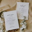 Search for itinerary for guests wedding programs For her