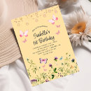 Search for spring 1st birthday invitations Yellow