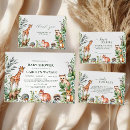 Search for watercolor animals baby shower invitations Giraffe