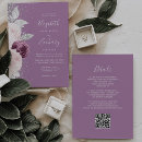 Search for mauve wedding invitations Qr code