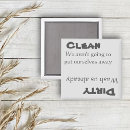 Search for funny dishwasher magnets Clean