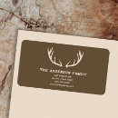 Search for deer antlers return address labels Stag