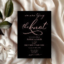Search for we are tying the knot invitations Typography
