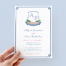 Search for navy and pink wedding invitations Crest