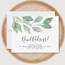 Search for green leaves invitations Botanical