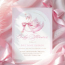 Search for swan princess baby shower invitations Modern