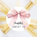 Search for sweet 16 decorations stickers Blush pink