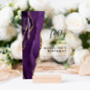 Search for purple 40th birthday invitations Violet