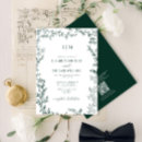 Search for elegant emerald green wedding invitations Calligraphy
