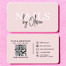 Search for manicurist business cards Qr code