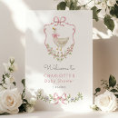 Search for baby shower guest book posters Pink
