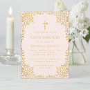 Search for girls confirmation invitations Blush pink