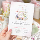 Search for garden tea bridal shower invitations Time for tea