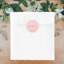 Search for pink round wedding stickers Bride and groom