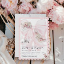 Search for spring baby girl shower invitations Watercolor