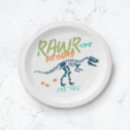 Search for t rex paper plates For kids