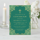 Search for gold confirmation invitations Elegant