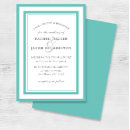 Search for teal border invitations Simple